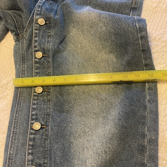 Wide Leg Denim Jeans - Picture 9 of 12